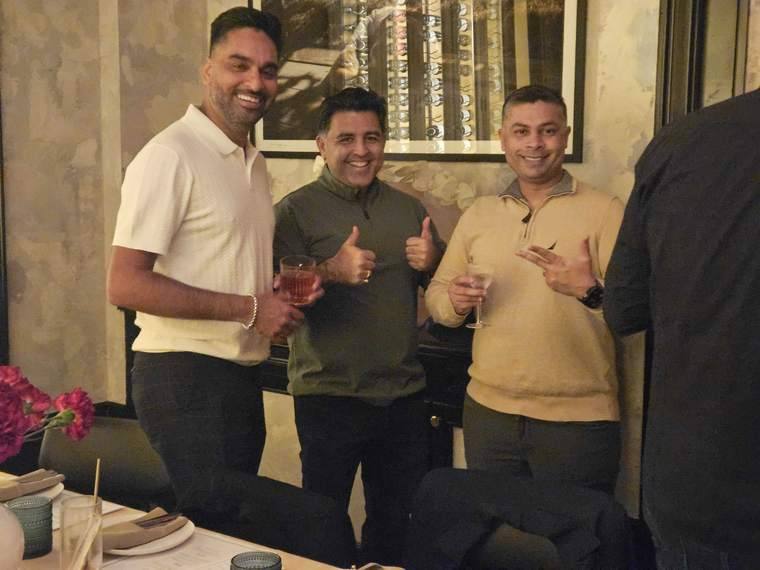 Late in the evening at the AI Agent Week dinner, May 2026