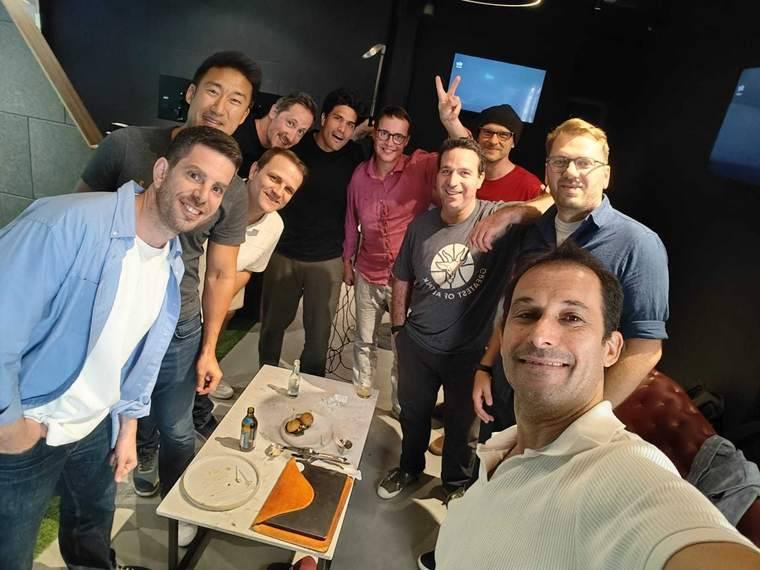 The group at the Golf and Pitch day, July 2026