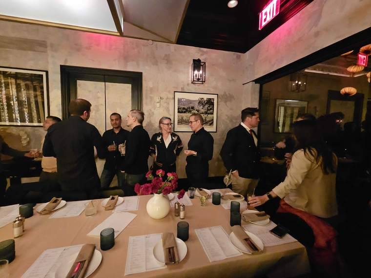 Guests at the AI Agent Week dinner, May 2026